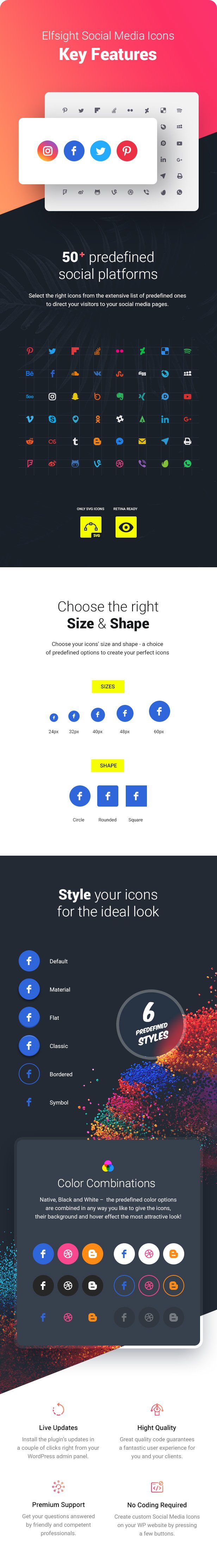 Social Media Icons WordPress – Social Icons Plugin - 2