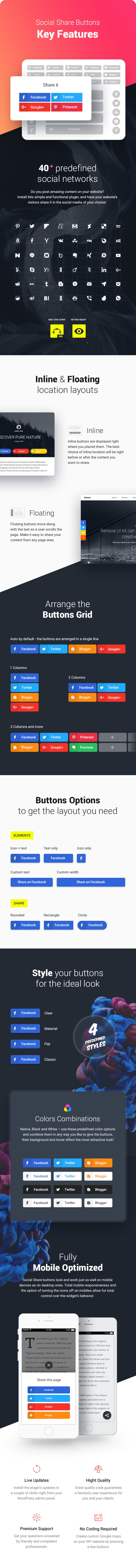 Social Share Buttons for WordPress - 2