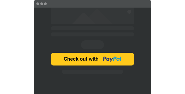 Botón de PayPal</br>para sitio web