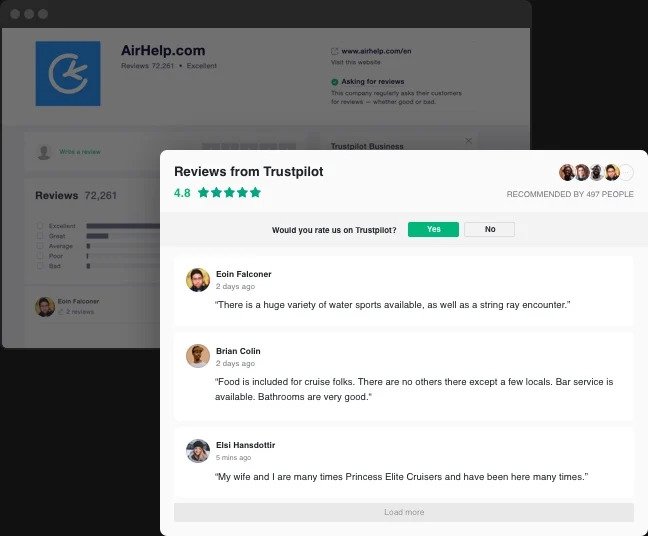 Haga que sus reseñas de Trustpilot hagan el trabajo en su sitio web