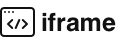 iFrame Icônes de réseaux sociaux