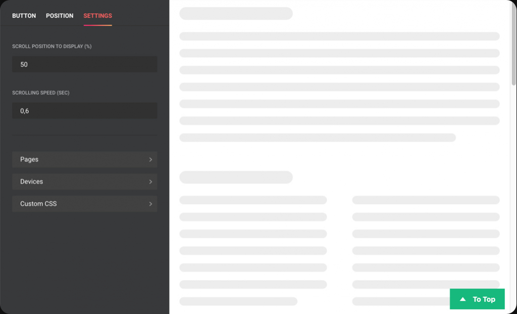 Affichez le bouton quand et où vous en avez besoin. Améliorez l'UX