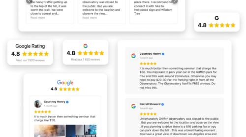Comment intégrer des avis Google gratuitement sur un site web