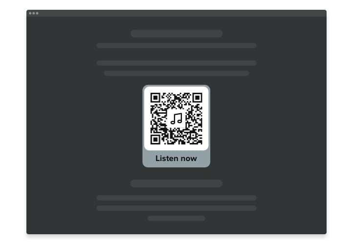 Widget z kodem QR Bloggera