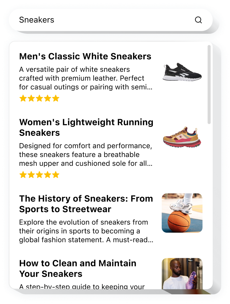 Widget de pesquisa iFrame