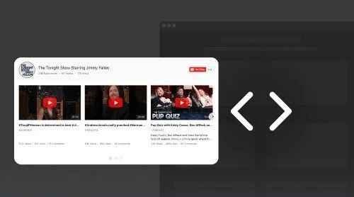 Бесплатно встраивайте видео, галереи или каналы YouTube на любой сайт