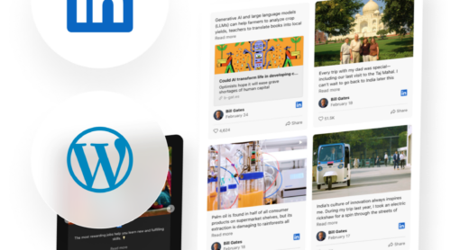 Как встроить ленту LinkedIn на ваш сайт WordPress