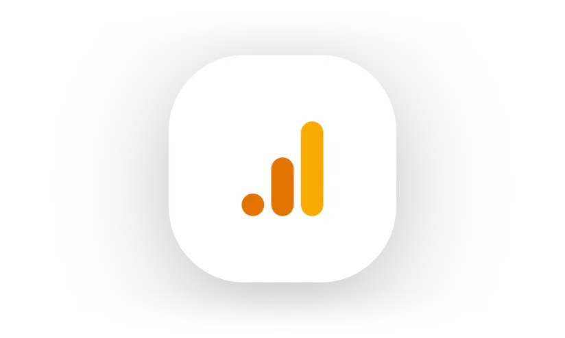 Google Analytics — the mark on a tile