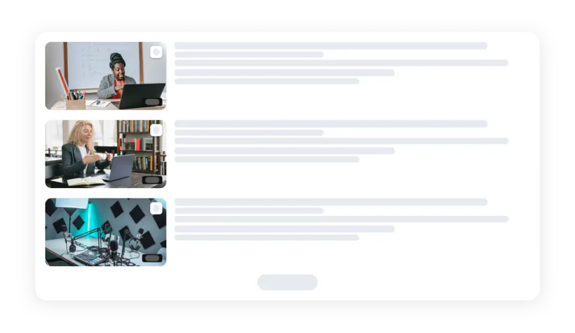 Video Playlist — the list