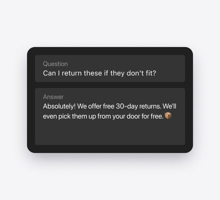 Control how your agent responds