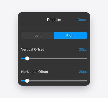 Position & placement