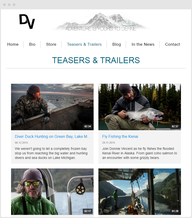 Shopify Trailers YouTube Gallery