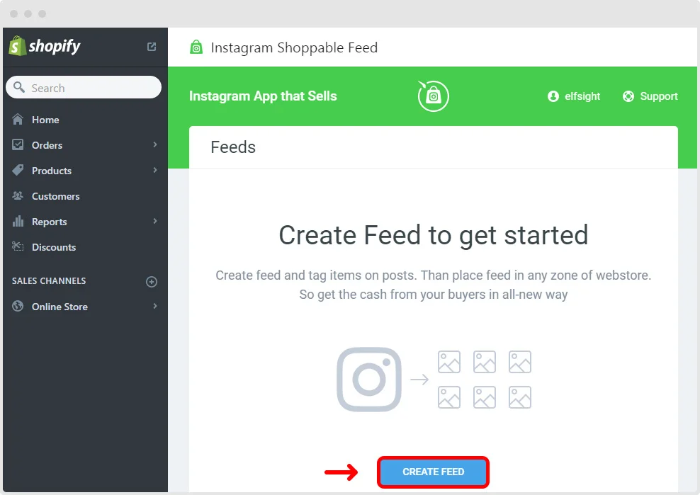 Create Shoppable Feed