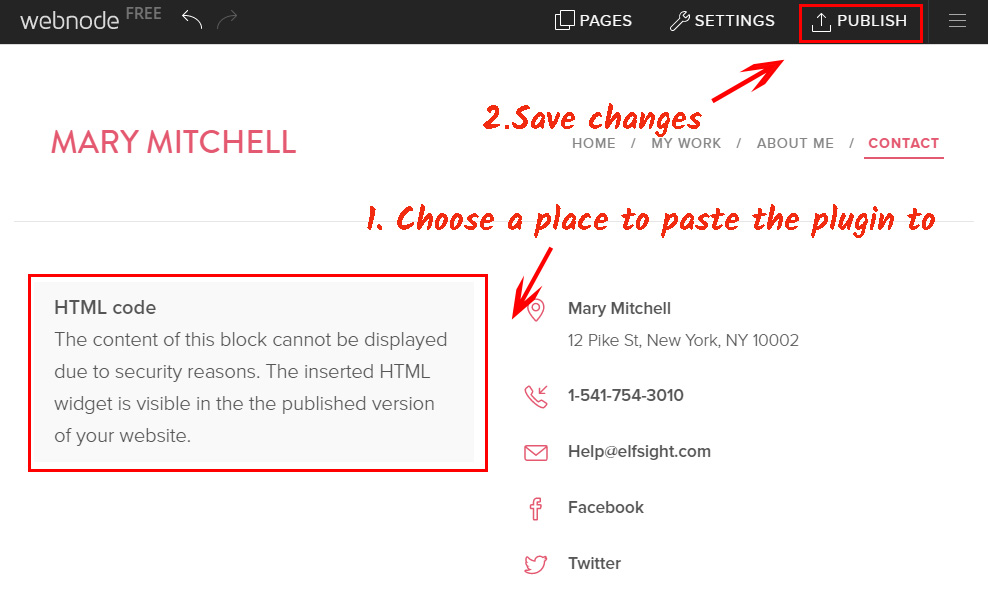 Save the changes