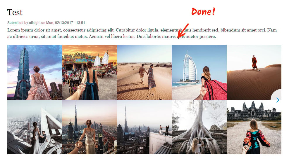 Add Instagram Feed Module for Drupal