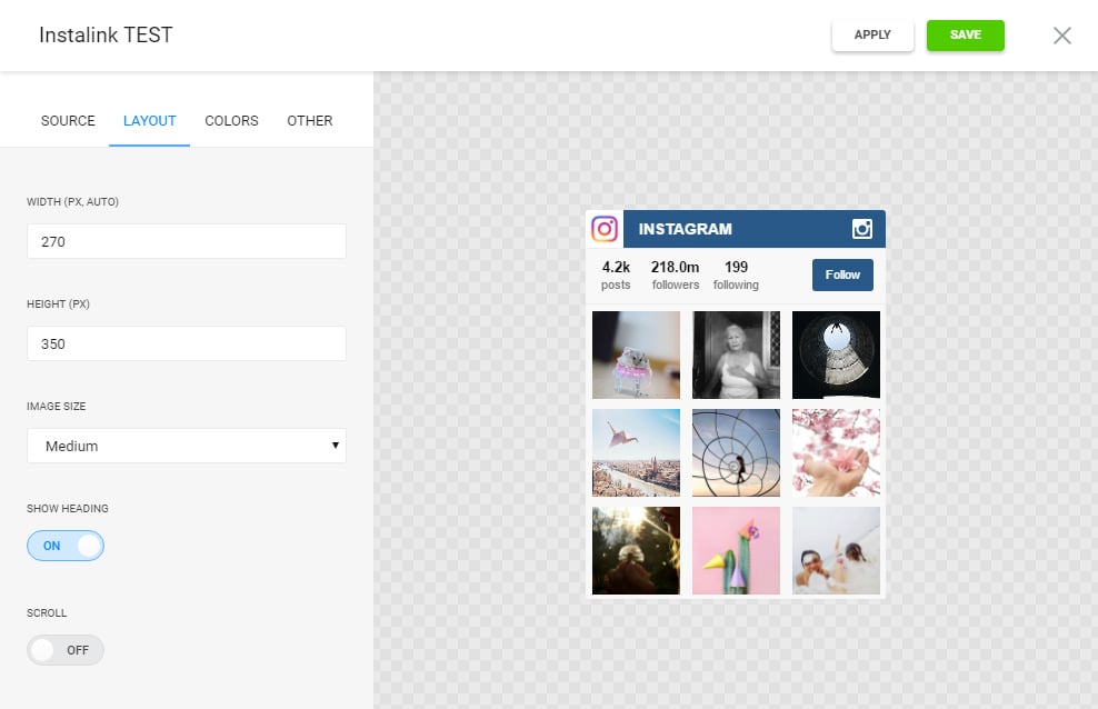 you are able to find all the merits at the instagram widget page - how many instagram followers for shopify