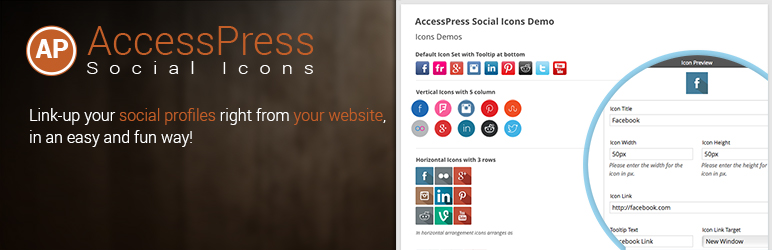 AccessPress – Social Icon for Website