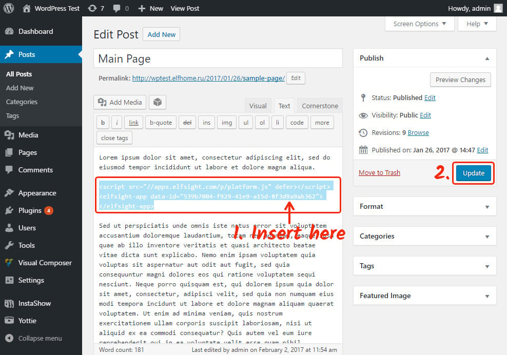 wordpress plugin post to facebook