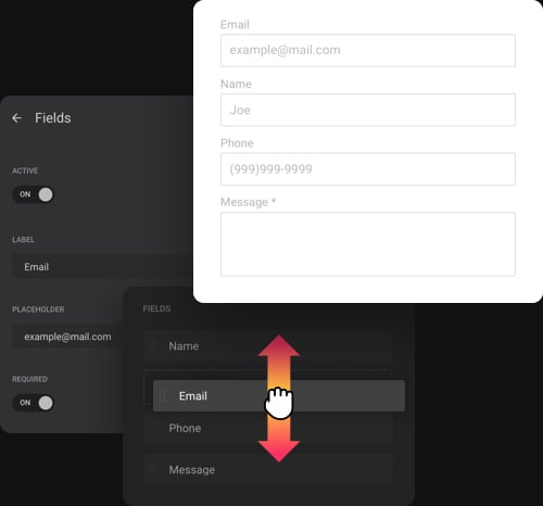 Responsive Contact Form Widget For Website (easy And Fast)