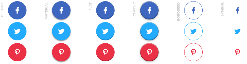 bootstrap social media icons