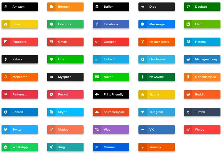 Social Share Buttons for Wix