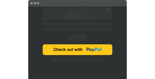 Let users pay, donate or subscribe with PayPal on your website