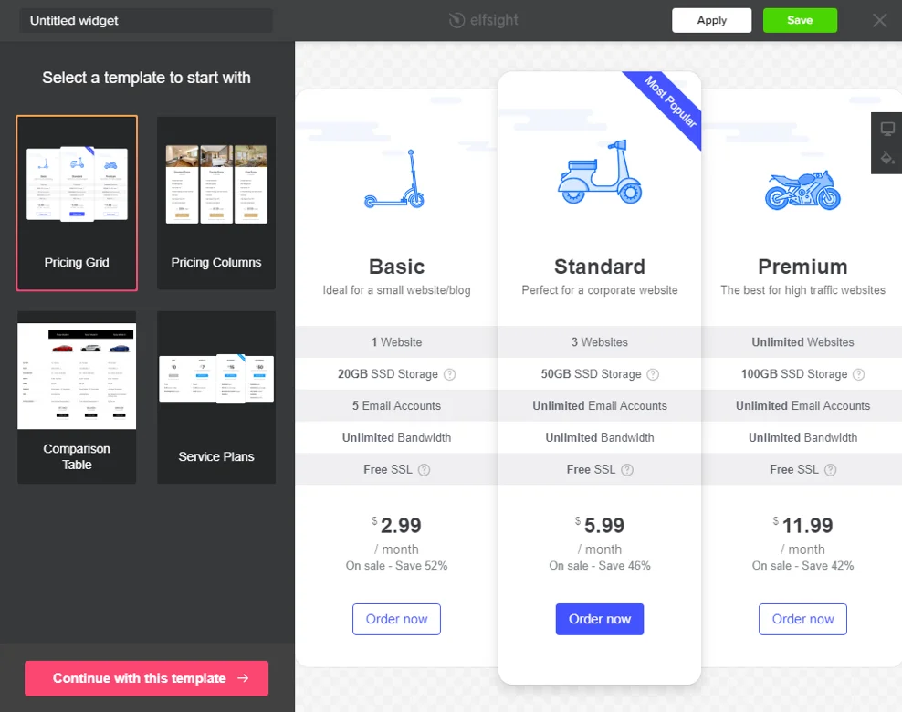 How To Add Pricing Table To Iframe Website Easy And Fast