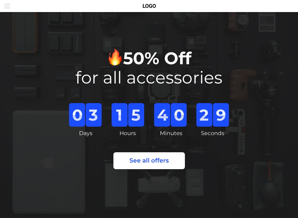 Countdown Timer for Product and Category Descriptions