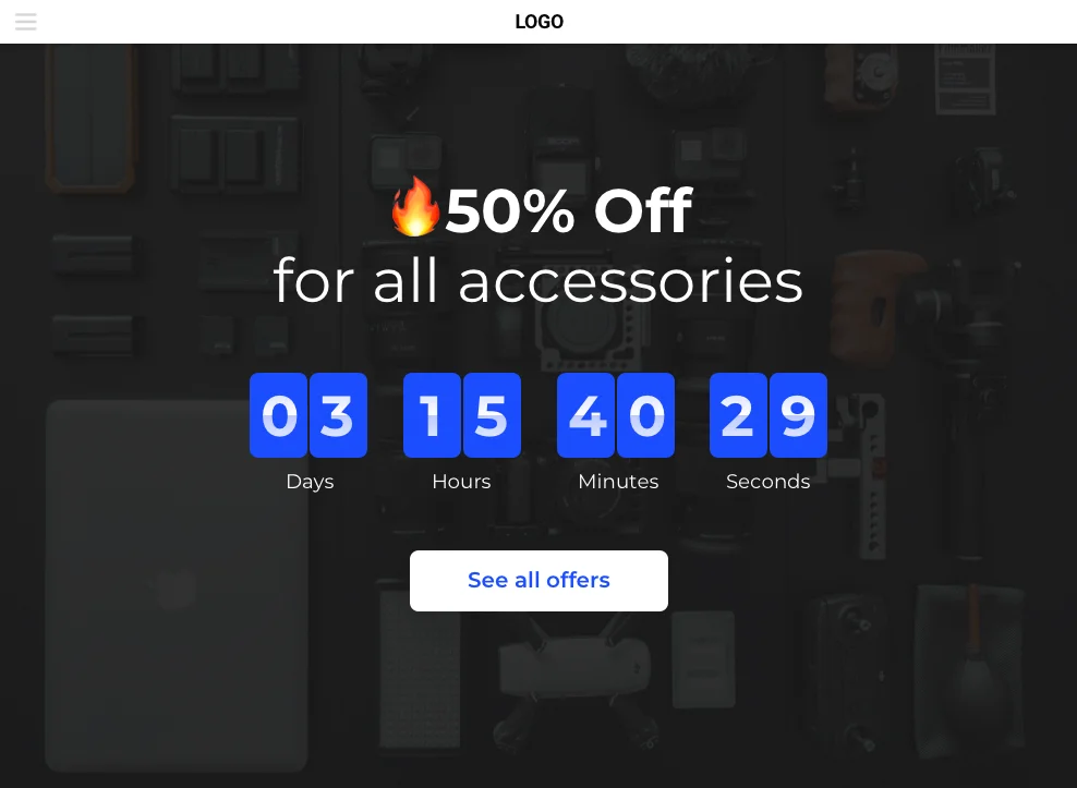 Countdown Timer for Product and Category Descriptions