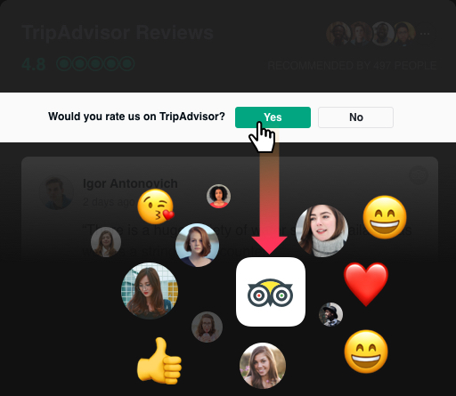 Open a new way to attract more reviews