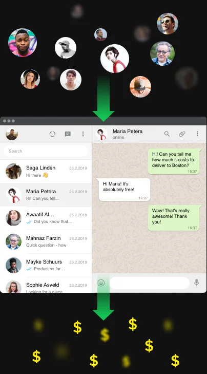 whatsapp web chat