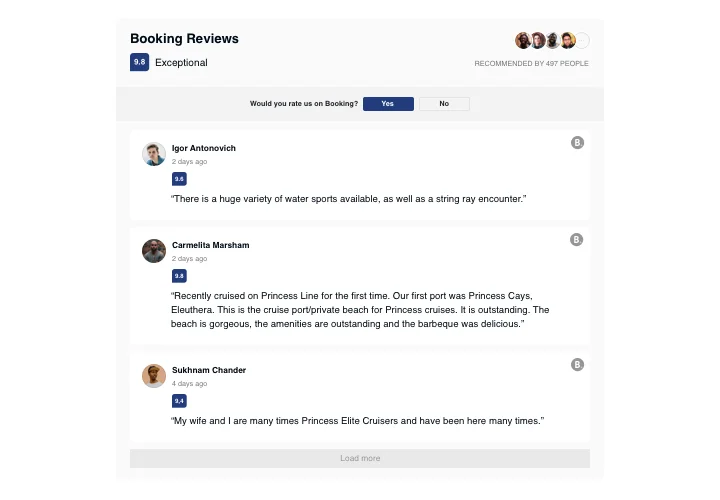 Drupal Booking.com Reviews module