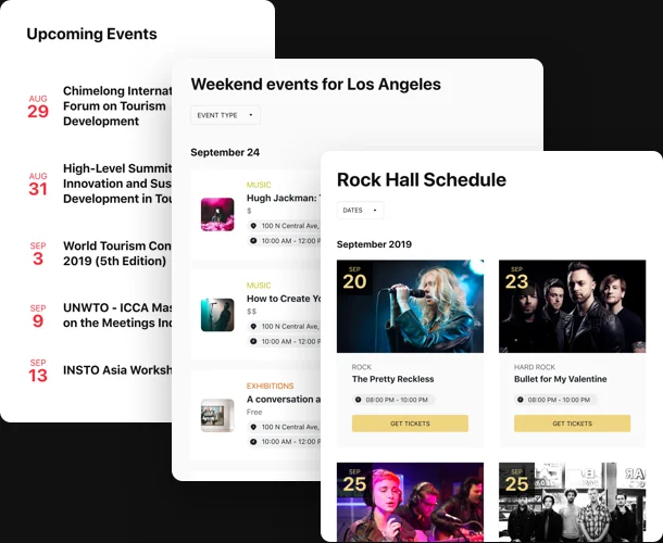 Event Calendar Add Calendar widget to website (free and fast)