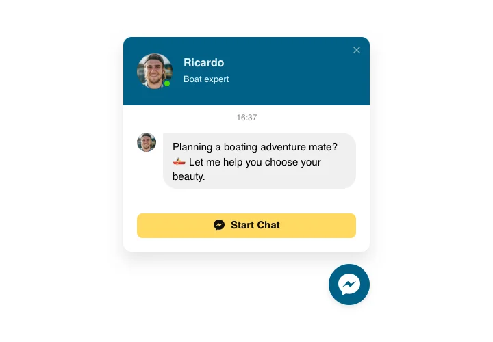 Messenger chat plugin