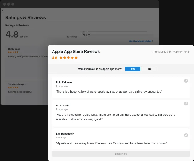 leave a review for a mac store