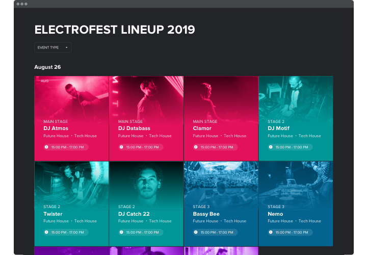 Event Calendar Add Calendar Widget To Webflow Website 2021 