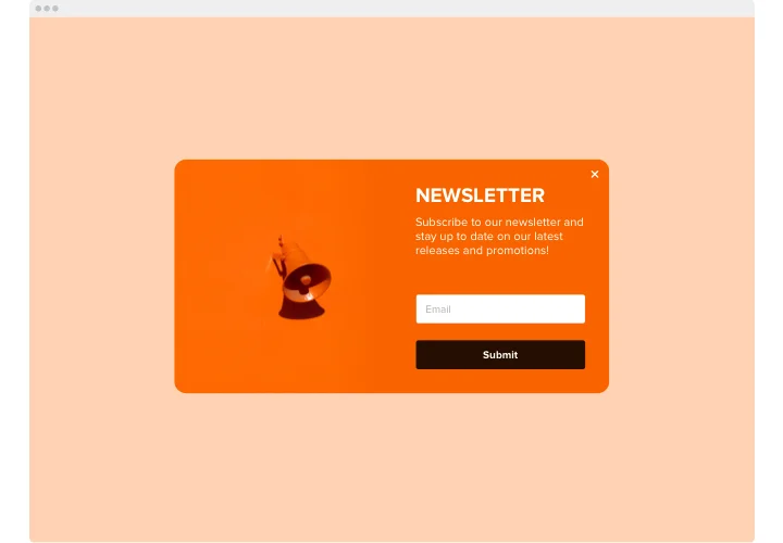 Webflow Popup widget