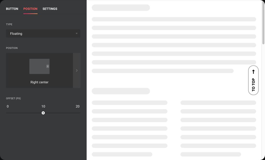 Ingrain it seamlessly into your website content zone