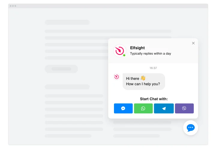 Webflow Live Chat widget