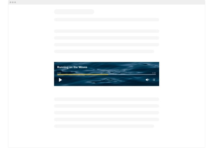 Audio Player Add Music App To Wix Website Fast And Free - you are the ocean's gray waves roblox id