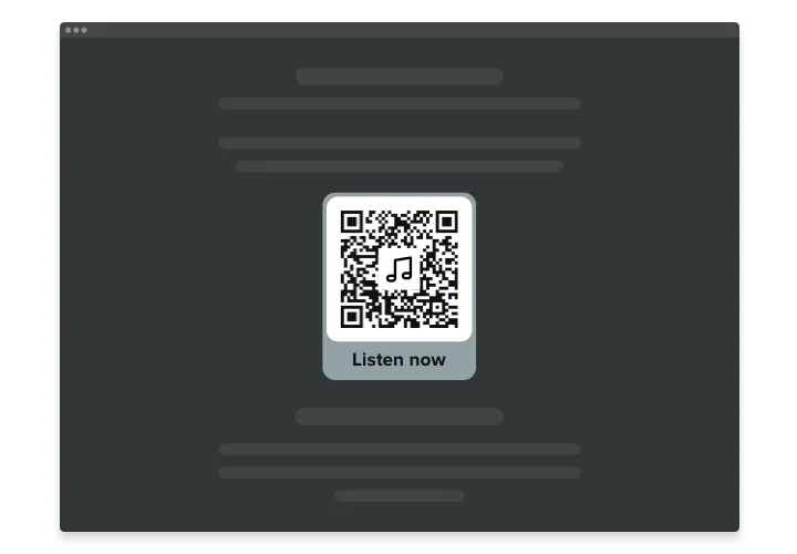 Weebly QR Code generator