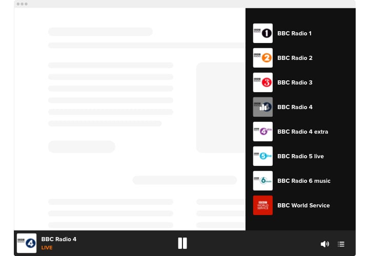 Squarespace Radio Player plugin