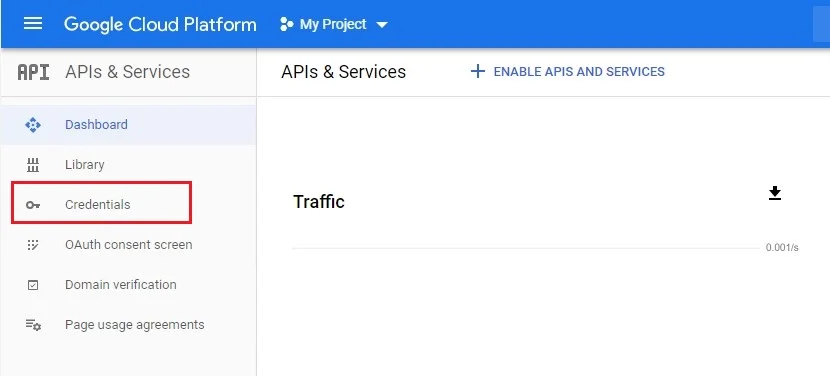 Google Cloud Platform console