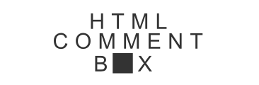 HTML Comment Box