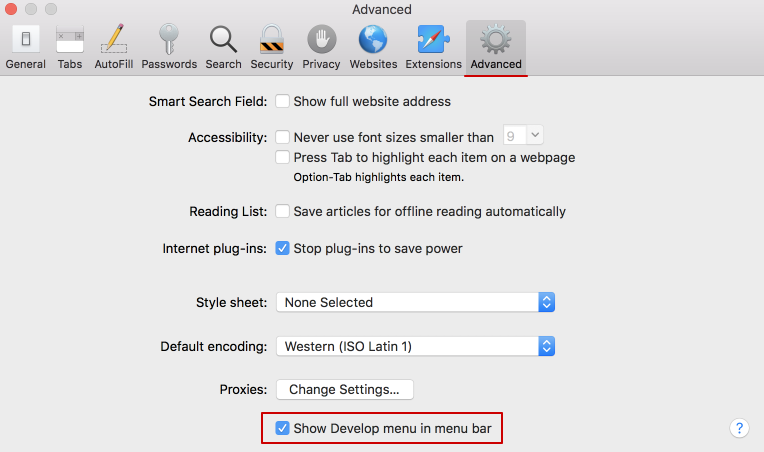 how to open safari browser console