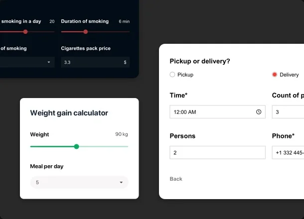 Intuitive creator to build any calculators quickly