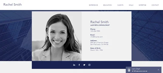 resume builder website template free download