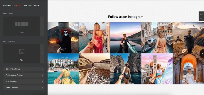 how to integrate Instagram to your website