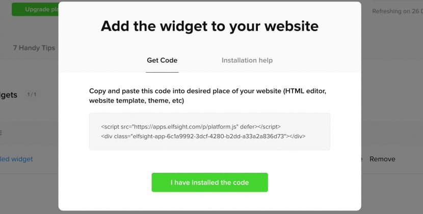 how to add Envato widget to your website
