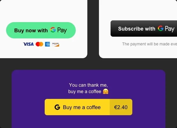 Set up subscriptions, payments, and donations in minutes